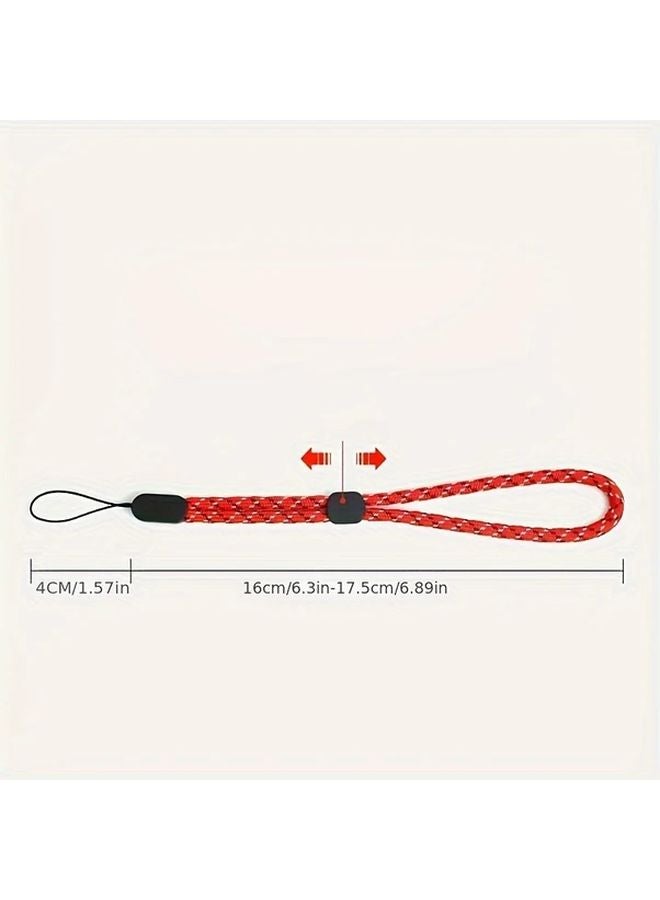 5pcs White Adjustable Elastic Wrist Lanyard For Phone Key Water Cup Anti Fall - Image 3